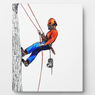 Plaque Photo Tree Surgeon Arborist