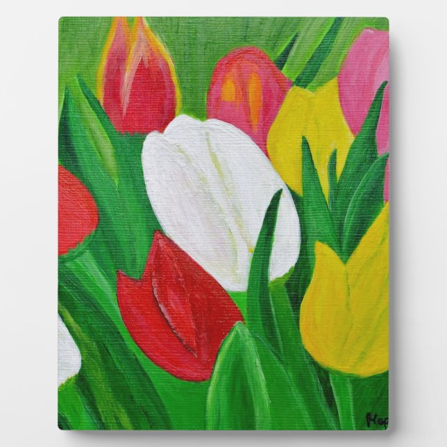 Plaque Photo Tulipes 2a (Devant)