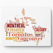 Type de mot "Canada"