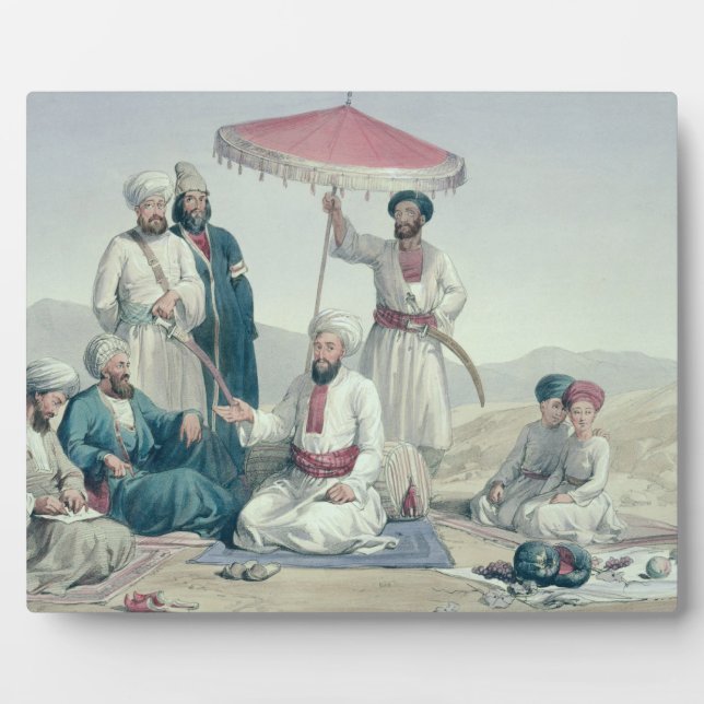 Plaque Photo Umeer Dost Mohammed Khan, de 'Characters and Cos (Devant)