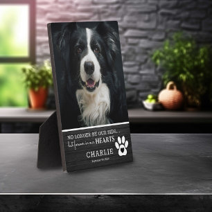 Plaque Photo Un animal de compagnie rustique à jamais dans nos 