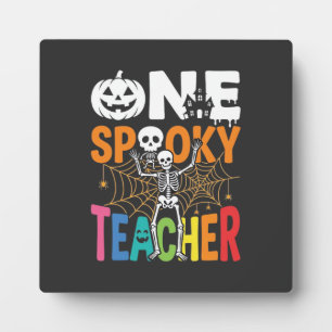 Plaque Photo Un design d'Halloween pour un professeur effrayant