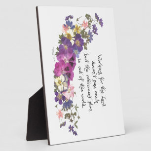 Plaque Photo Un don de clergé ou de bénévole