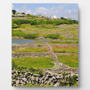Plaque Photo Un mur de pierre irlandais