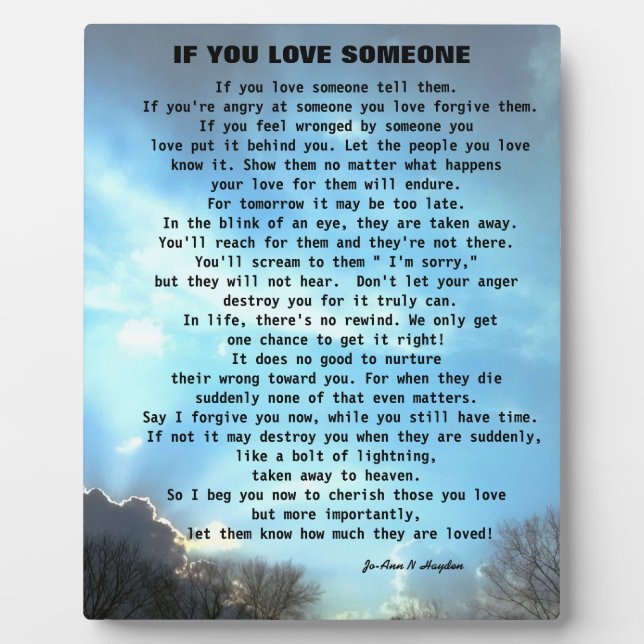 PLAQUE PHOTO UNE LETTRE DE PARDON (Devant)