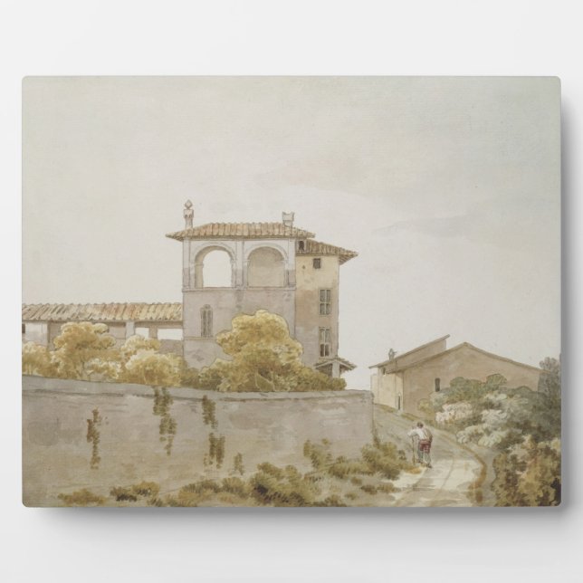 Plaque Photo Une villa italienne (Devant)