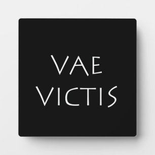 Plaque Photo Vae victis