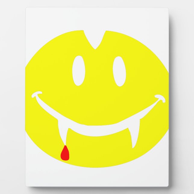 Plaque Photo vampire emoji dracula (Devant)
