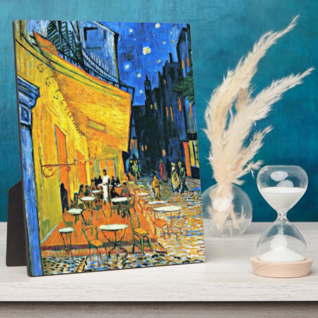 Plaque Photo Van Gogh - Terrasse Café (Côté)