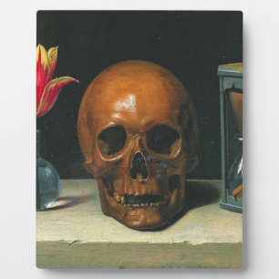 Plaque Photo Vanitas Still Life 1671 Par Philippe De Champaigne