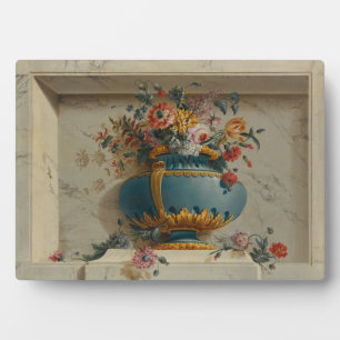 Plaque Photo Vase de fleurs dans une niche