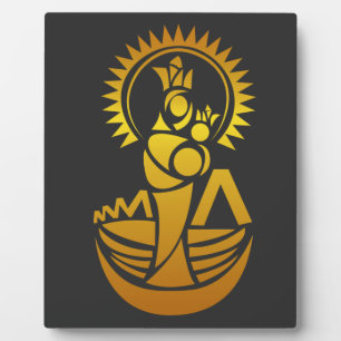 Plaque Photo Venezuela Maracaibo Virgen Chinita Chiquinquira