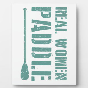 Plaque Photo Véritables Femmes Paddle