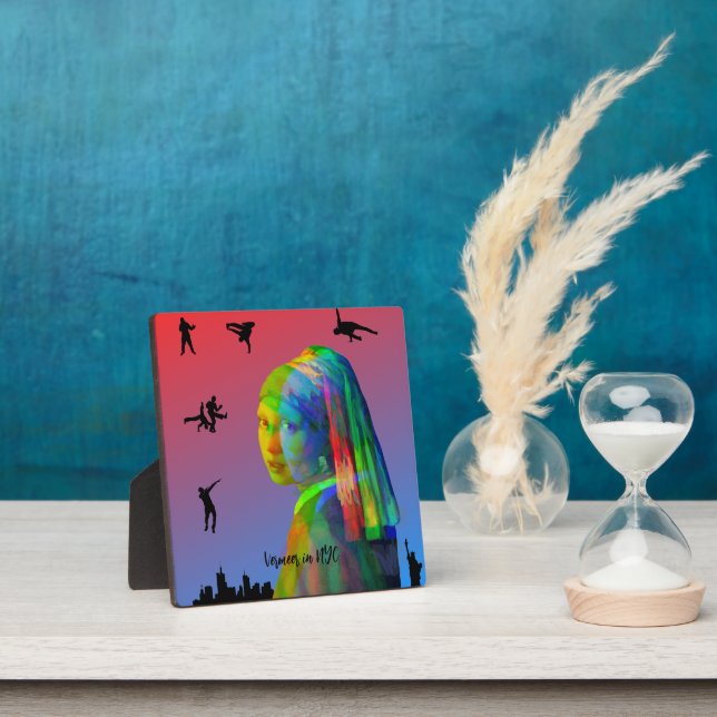 Plaque Photo Vermeer dans NYC (Insitu)