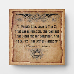 Plaque Photo Vie familiale