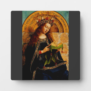 Plaque Photo Vierge Marie par Jan van Eyck