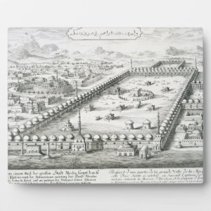 Plaque Photo View of Mecca, from 'Entwurf einer historischen Ar