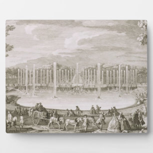 Plaque Photo View of the Fountain of Neptune, Versailles (engra