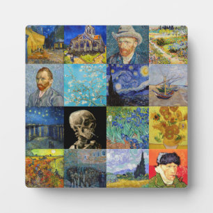 Plaque Photo Vincent van Gogh - chefs-d'oeuvre Mosaic Patchwork