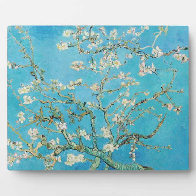 Plaque Photo Vincent van Gogh - Fleur d'amandes (Devant)
