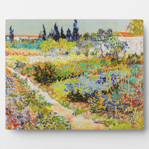 Plaque Photo Vincent van Gogh - Jardin à Arles