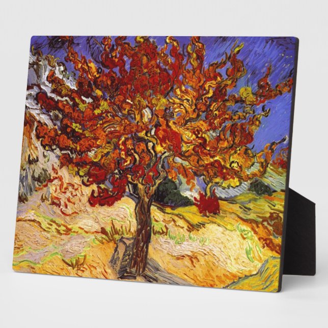 Plaque Photo Vincent Van Gogh Mulberry Tree Fine Art Painting (Côté)