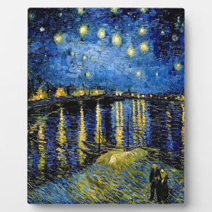 Plaque Photo Vincent Van Gogh Nuit Sur Le Rhône 1888