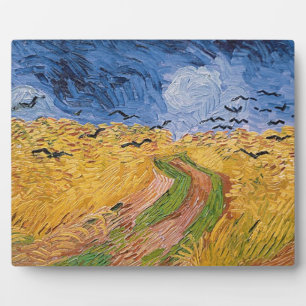 Plaque Photo Vincent van Gogh   Wheatfield with Crows, 1890