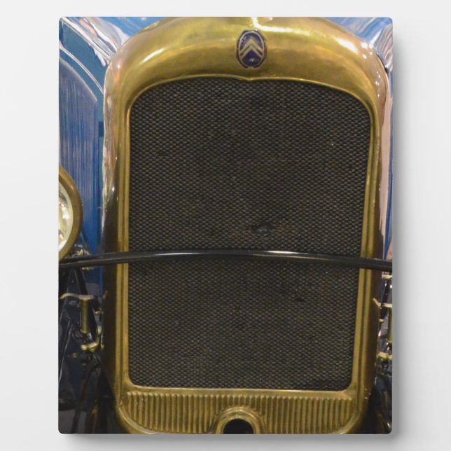 Plaque Photo Vintage Car Grille (Devant)
