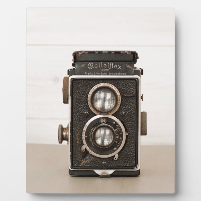 Plaque Photo Vintage Rolleiflex (Devant)
