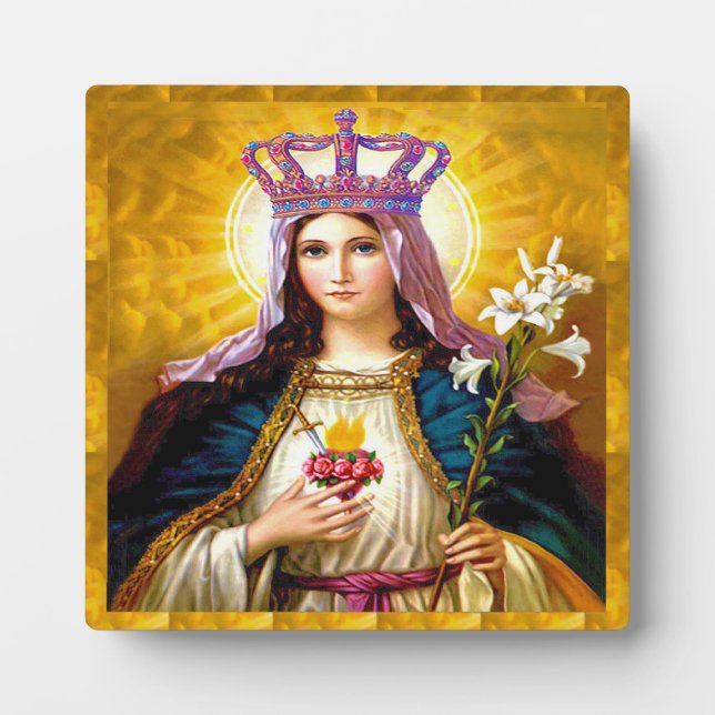 Plaque Photo Virgin Mary (Devant)