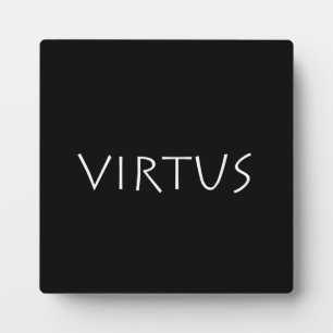 Plaque Photo Virtus