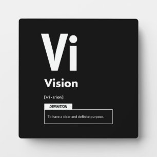 Plaque Photo Vision - Élément De Succès - Motivation