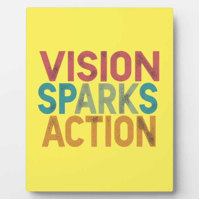 PLAQUE PHOTO VISION SPARKS ACTION 💕 💕 DRE 💕 💕 🙏 🙏 (Devant)