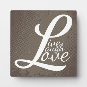PLAQUE PHOTO VIVRE RIRE AMOUR