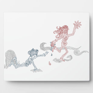 Plaque Photo voleur de singe