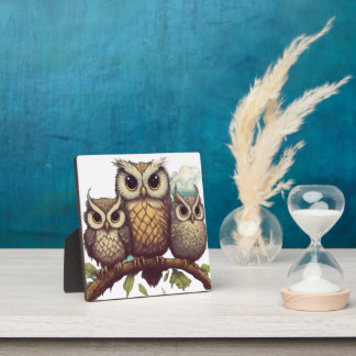 Plaque Photo Vos souvenirs avec Whimsy inspirée par la chouette