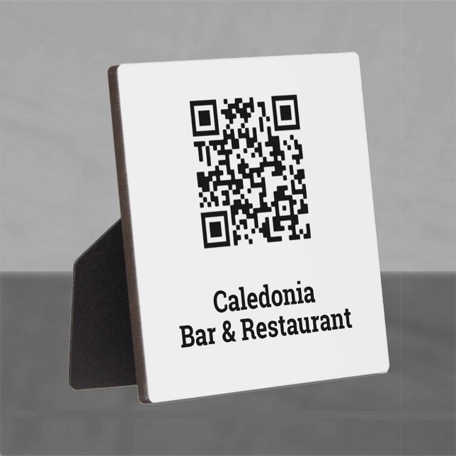 Plaque Photo Votre conception de code QR (Créateur téléchargé)