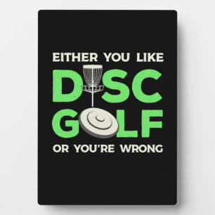 Plaque Photo Vous Aimez Disk Golf