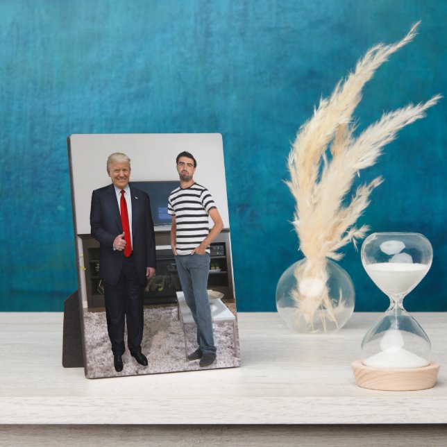 Plaque Photo Vous avez rencontré le président Donald Trump | Aj (Côté)