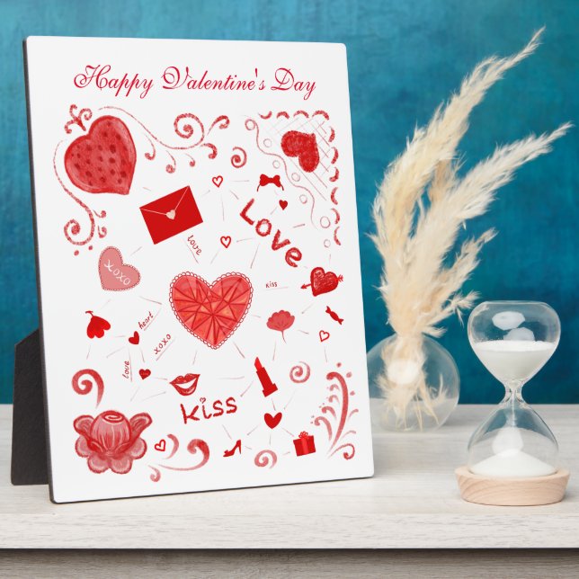 Plaque Photo Vous êtes AMOUREUX. Heureuse Sainte-Valentin pour  (Côté)