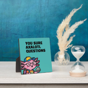 Plaque Photo Vous êtes sûr que les questions axolotl Mème sarca