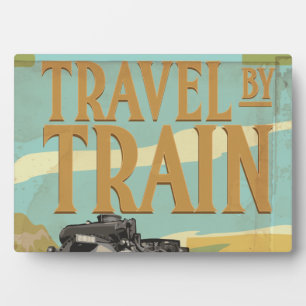 Plaque Photo Voyagez en train