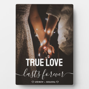 Plaque Photo Vrai Love Couple Photo Blanket en polaire