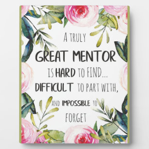 Plaque Photo Vraiment grand mentor Cadeau Mentor Appréciation C