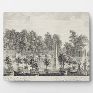 Plaque Photo Vue de l'Orangerie, Lord Burlington's Garden a