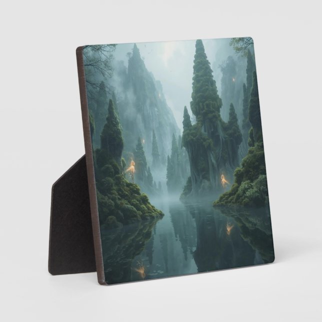 Plaque Photo Where Winged Spirits Wander (Recto)