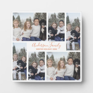 Plaque Photo White Rose Gold Family Modèle photo