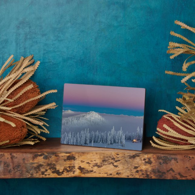 Plaque Photo Whitefish Mountain Resort à Whitefish, Montana (Côté)