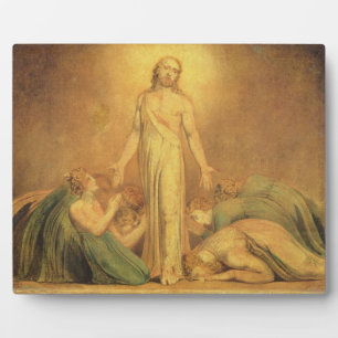 Plaque Photo William Blake   Le Christ apparaissant aux apôtres